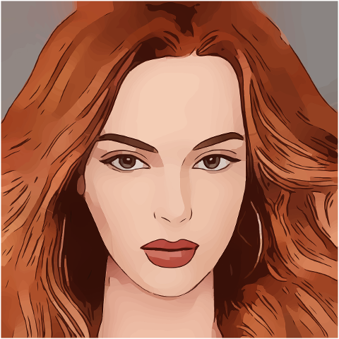face-woman-cartoon-person-redhead-7105935