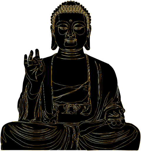buddha-buddhism-religion-line-art-7369252