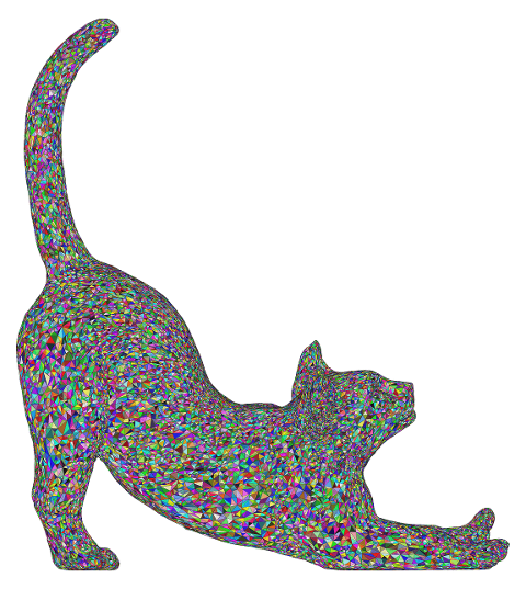cat-animal-stretching-geometric-8000884