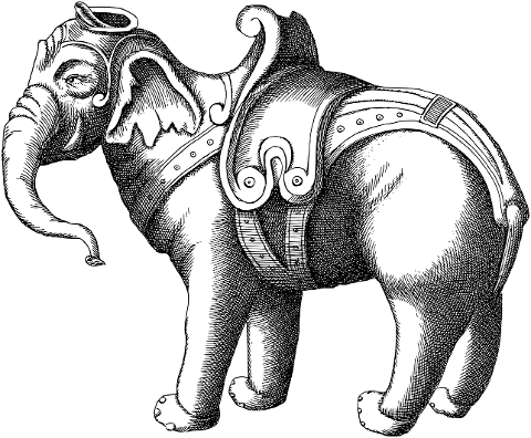 elephant-animal-line-art-pachyderm-7384730