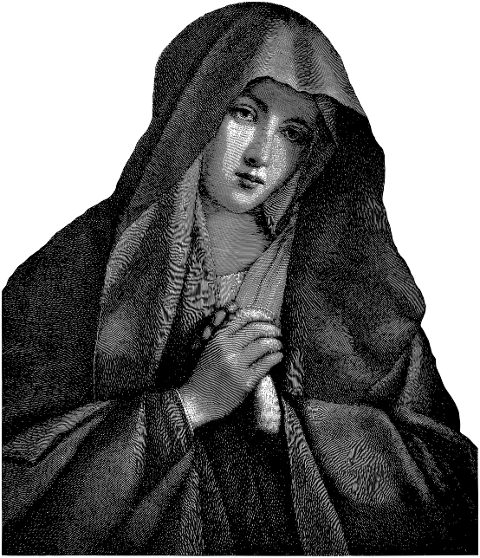 virgin-mary-portrait-line-art-7361735