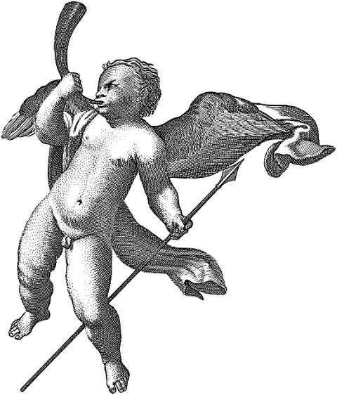 cherub-angel-line-art-horn-vintage-7476748