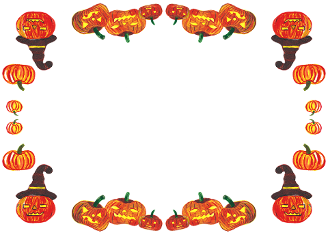 pumpkins-border-autumn-ghost-8483820