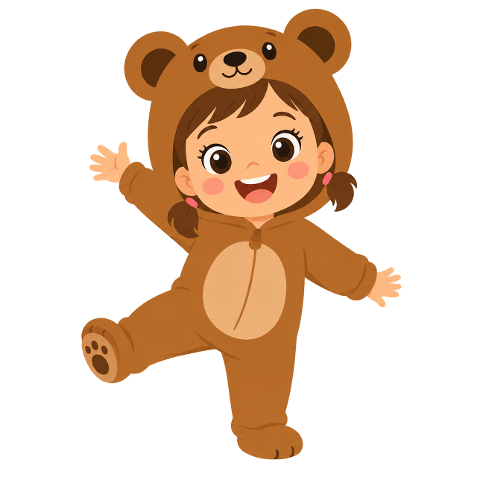 bear-costume-little-girl-cute-10341524
