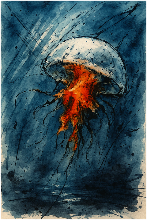 jellyfish-watercolor-ocean-sea-9934259