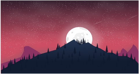 mountain-moon-night-shooting-stars-6145125
