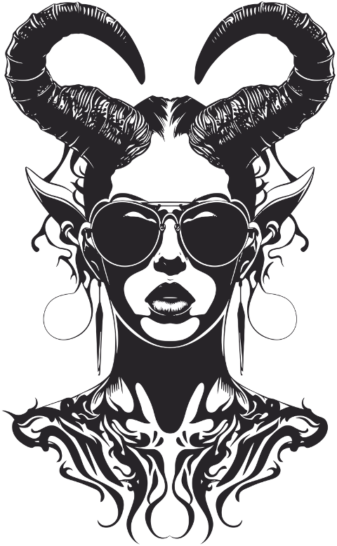 ai-generated-devil-black-outline-8899475