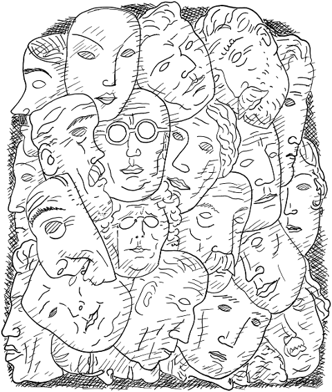 faces-heads-masks-people-abstract-7426352