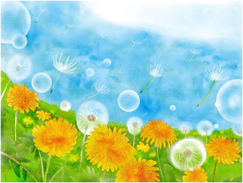 watercolor-painting-dandelions-6190812