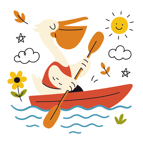 ai-generated-pelican-kayak-water-9601492