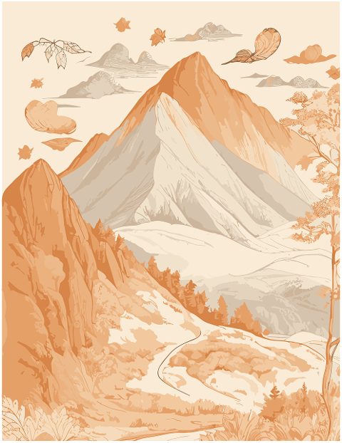 ai-generated-mountains-hills-trees-8188447
