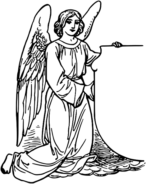 angel-line-art-god-belief-faith-8095382