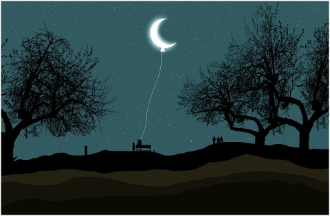 crescent-moon-balloon-night-star-4875339