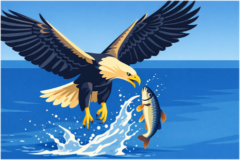 eagle-bird-fish-fishing-wildlife-10188189