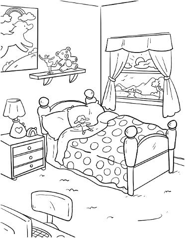 coloring-pages-coloring-picture-bed-4417042