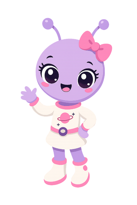 alien-cartoon-kawaii-girl-10297318