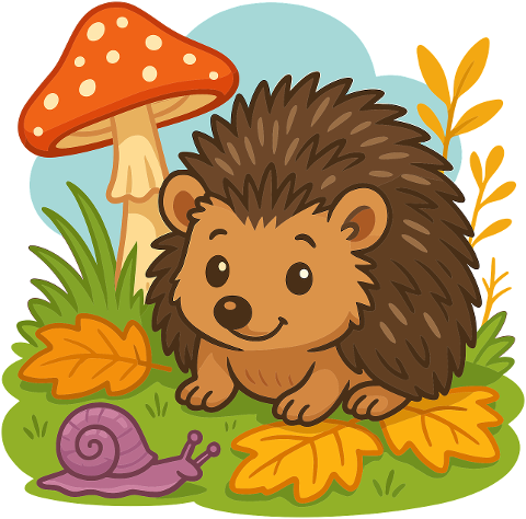 ai-generated-hedgehog-mushroom-9754425