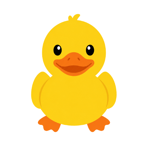 rubber-duck-toy-yellow-cute-design-10353897