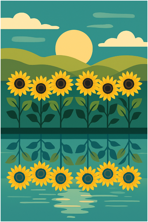 sunflowers-nature-sunset-summer-9892963