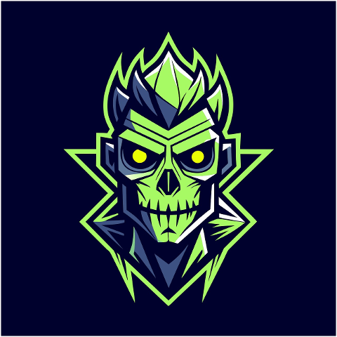 zombie-head-logo-emblem-icon-8562279