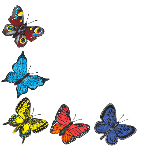 butterflies-butterfly-border-fringe-8483719