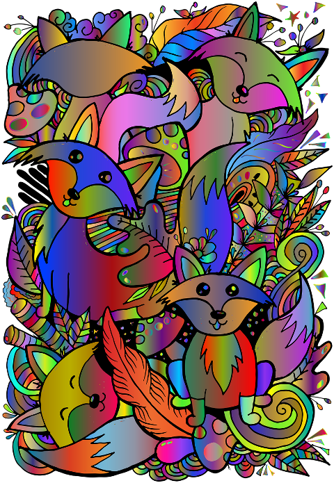 fox-doodle-psychedelic-surreal-6154282