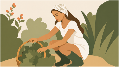woman-garden-plants-harvest-10250355