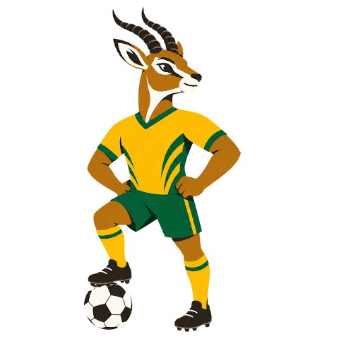 mascot-antelope-football-yellow-kit-10322107