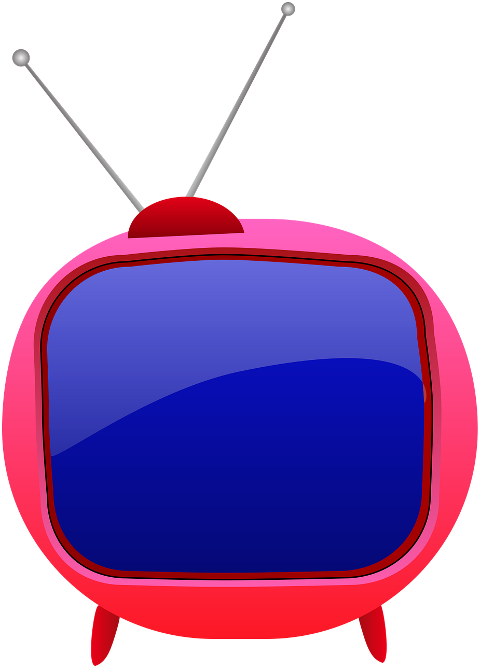 television-antennas-cartoon-pink-10369605