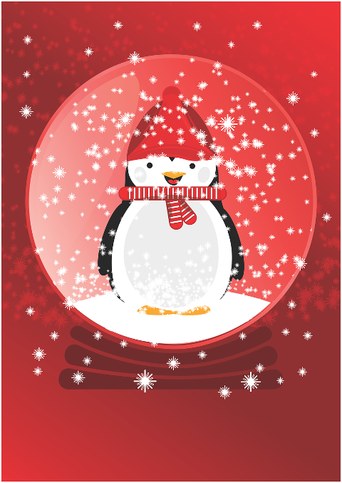 penguin-snow-ball-decoration-snow-7342427