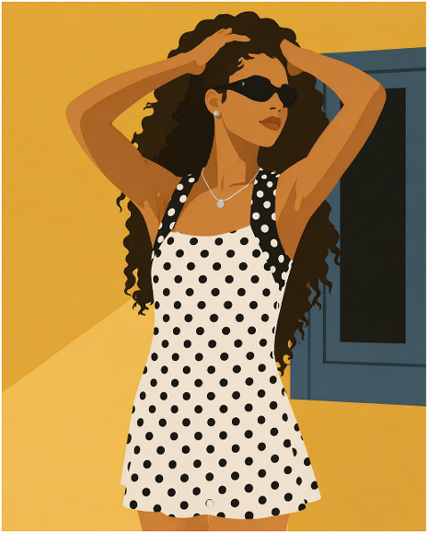 woman-fashion-polka-dot-sunglasses-10232353