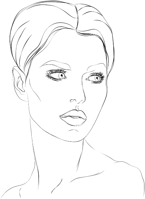 woman-portrait-line-art-beauty-7175204