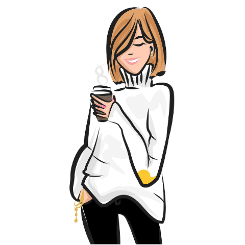 girl-coffee-woman-illustration-4515293