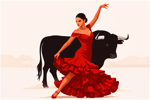 flamenco-dance-spanish-bull-10237857