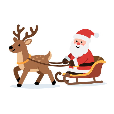 santa-sleigh-santa-with-reindeer-9991964