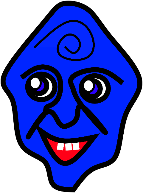 face-smile-cartoon-blue-expression-7183076