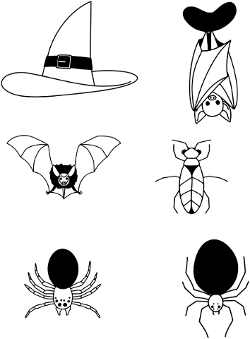 halloween-icons-insects-bats-5497876