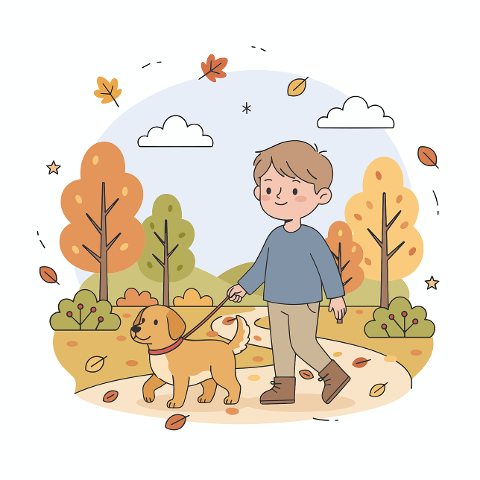 boy-walking-dog-child-with-pet-10113609