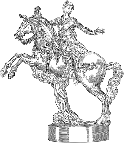 woman-horse-line-art-figurine-5273047