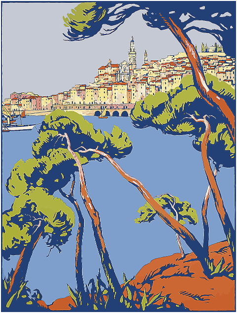 lake-travel-poster-vacation-france-8171649