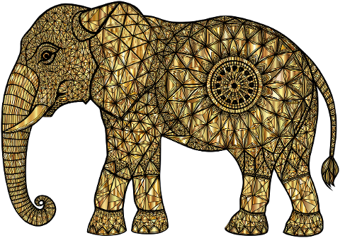 elephant-animal-geometric-pachyderm-9637849