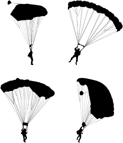 paragliding-parachute-silhouette-4828717