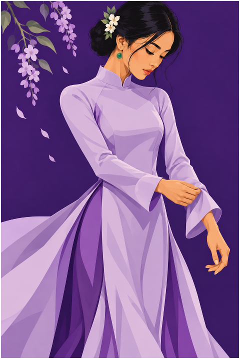 elegant-woman-lavender-dress-10511292
