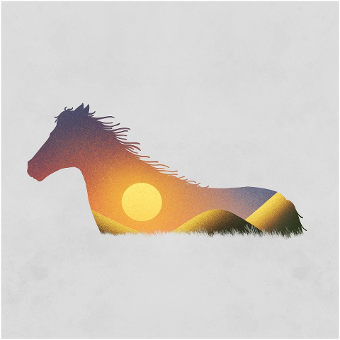 horse-sunset-hills-sunrise-dusk-6138368