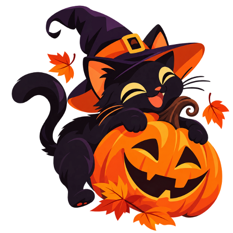 black-cat-pumpkin-witch-hat-10503859