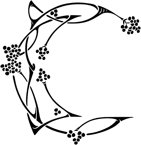 crescent-moon-art-nouveau-flourish-7264821