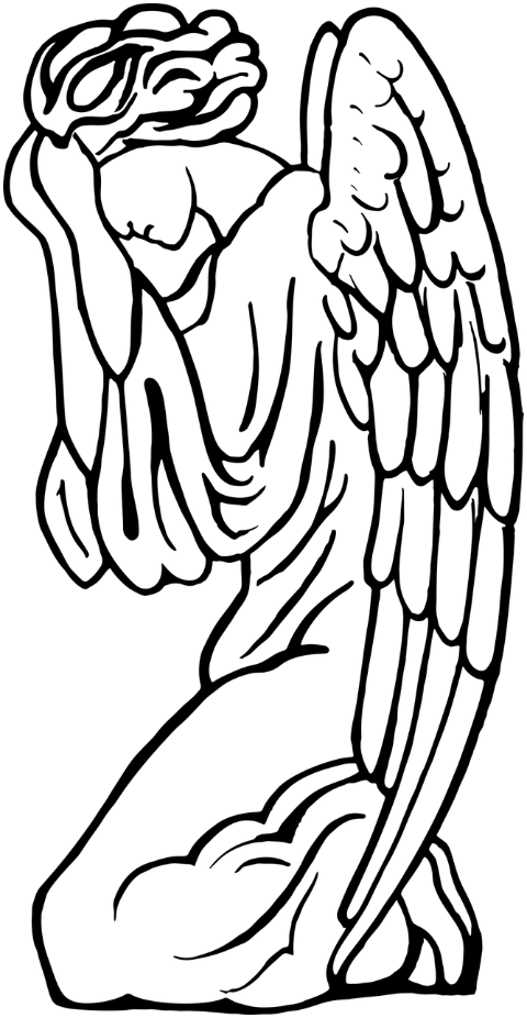 angel-praying-line-art-god-belief-7881516