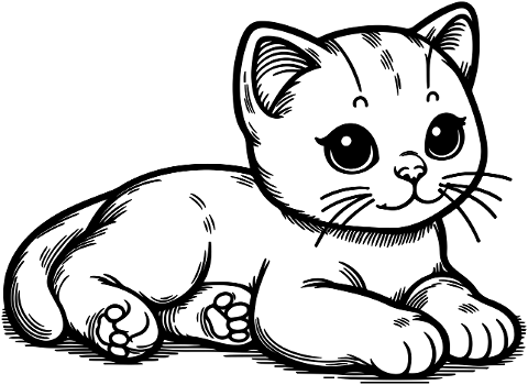 cute-cat-coloring-page-drawing-9178535