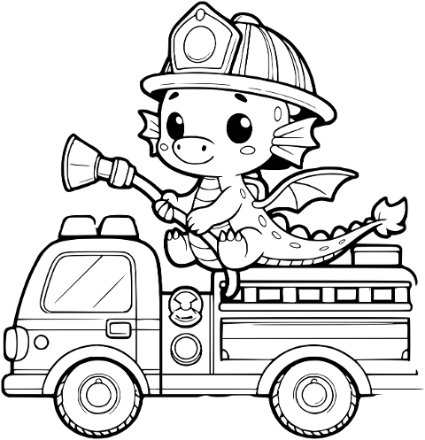 dragon-firefighter-firetruck-8492772