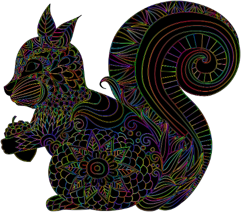 squirrel-rodent-mandala-zentangle-8657680